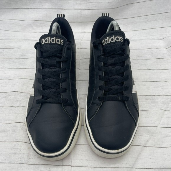 Adidas VS Pace Shoes Mens Size 8.5 Black White Lifestyle Skateboard Sneakers main image 4